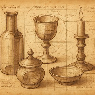 still life with everyday objects