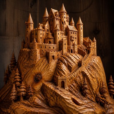 majestic castle on a hilltop
