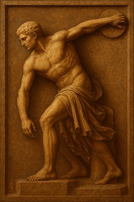 a statue of a man with a basketball in his hand