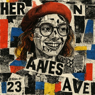Dada Art Style Style Transfer Example