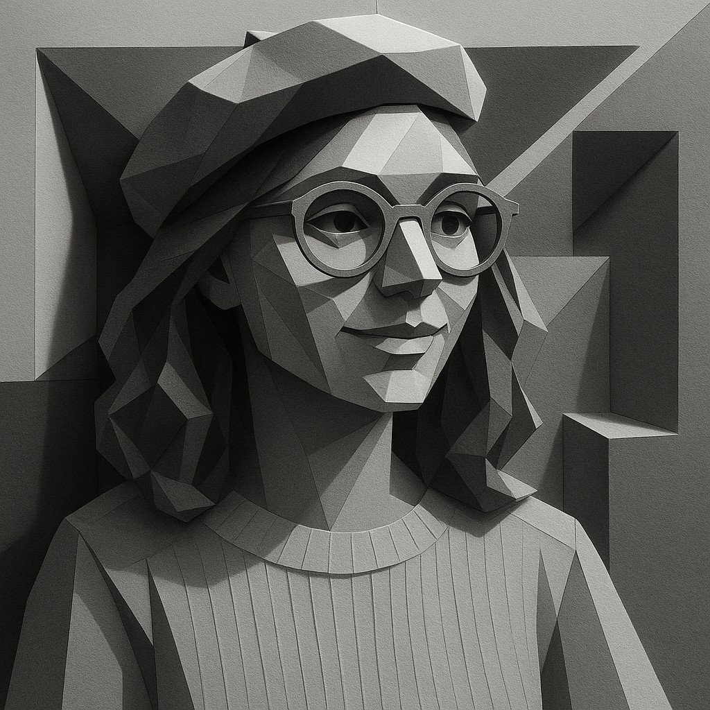 Brutalist Paper Architecture Style Transfer Example