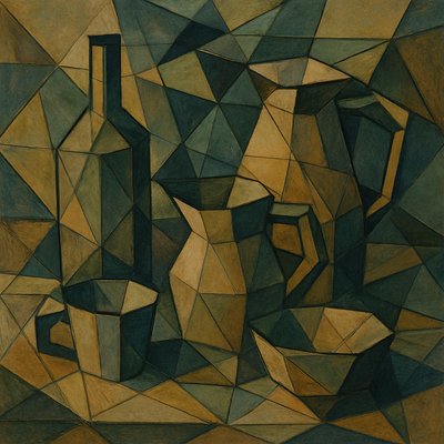 still life with everyday objects