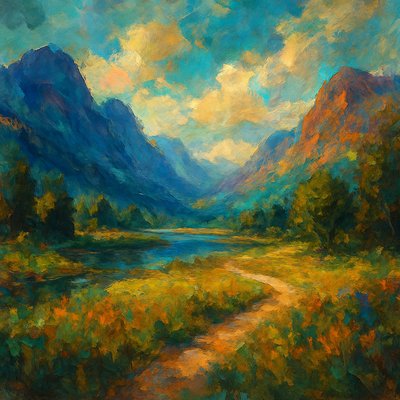 wide landscape with natural scenery