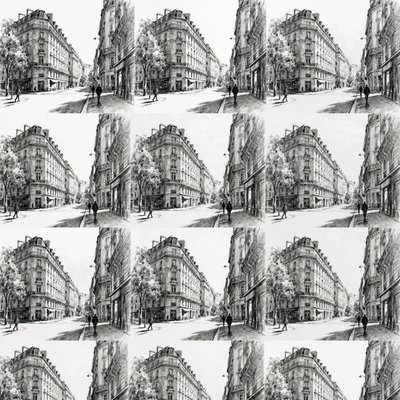Rhythmic Repetition Art Style Style Transfer Example