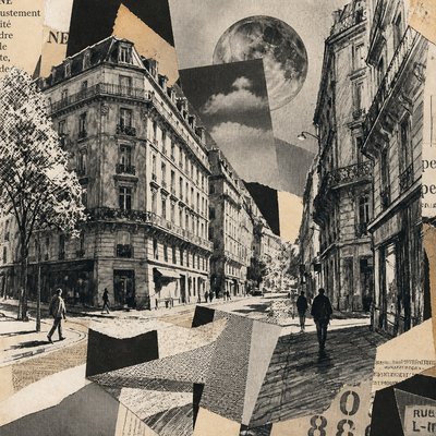 Photomontage Art Style Style Transfer Example
