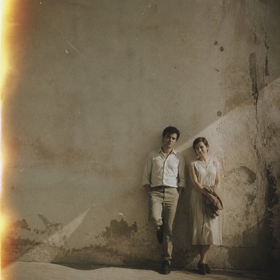 portrait of two people together