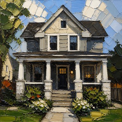 house with front view