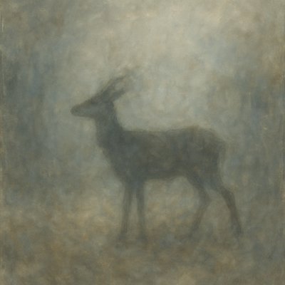 animal standing in natural pose