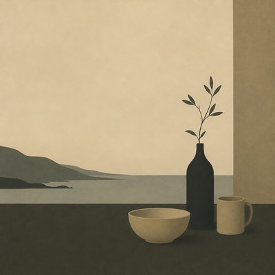 still life with everyday objects