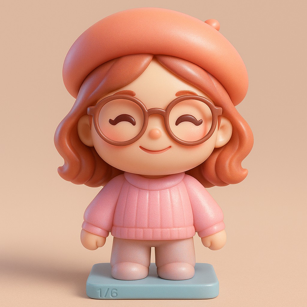 Blind Box Toy Art Style Transfer Example