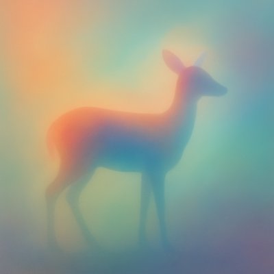 animal standing in natural pose