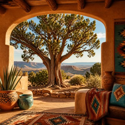 a tree in nature — Southwestern Interior Design