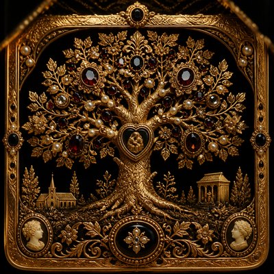 a tree in nature — Victorian Jewelry Design