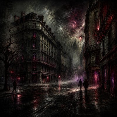 Dark Fantasy Art Style Transfer Example