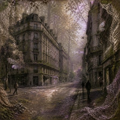 Fairy Grunge Aesthetic Style Transfer Example