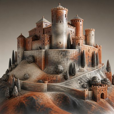 majestic castle on a hilltop