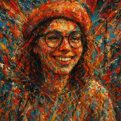 Tachisme Art Style Style Transfer Example