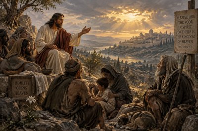 “Blessed are the poor in spirit, for theirs is the kingdom of heaven” 
– Matthew 5:3

