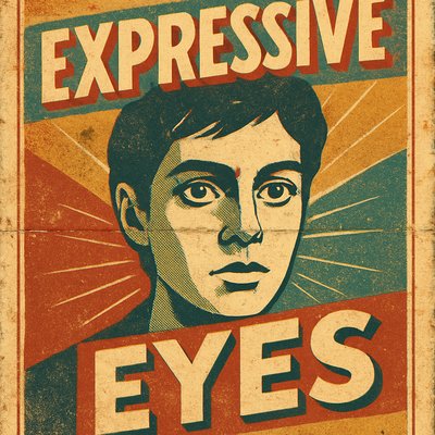 portrait of a person with expressive eyes