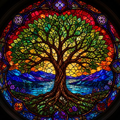 a tree in nature