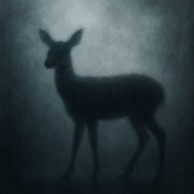 animal standing in natural pose