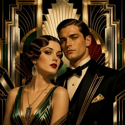 portrait of two people together