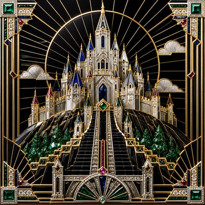 majestic castle on a hilltop