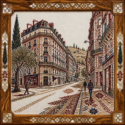 Palestinian Art Style Style Transfer Example