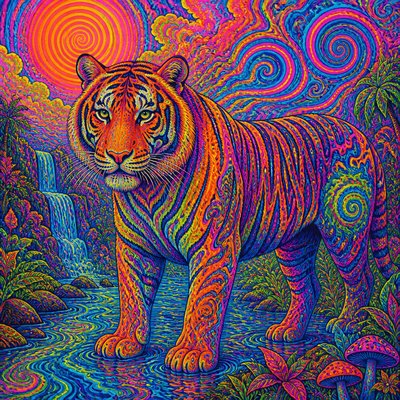 animal standing in natural pose