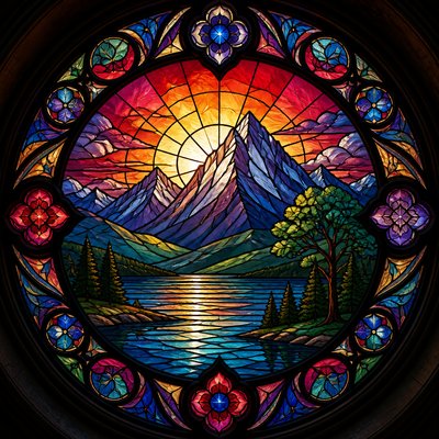 Stained Glass Art Style 2