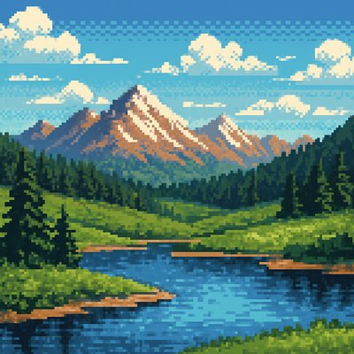 wide landscape with natural scenery