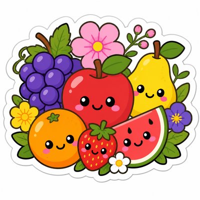 Character Sticker Design 3