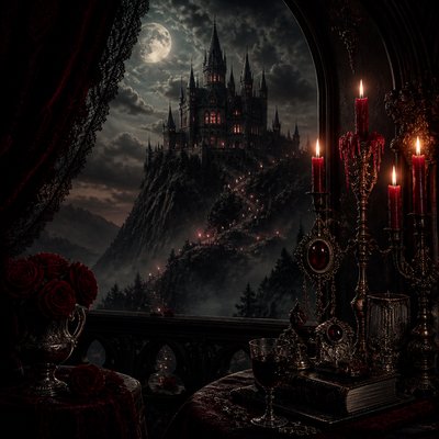 majestic castle on a hilltop