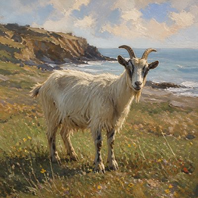 animal standing in natural pose