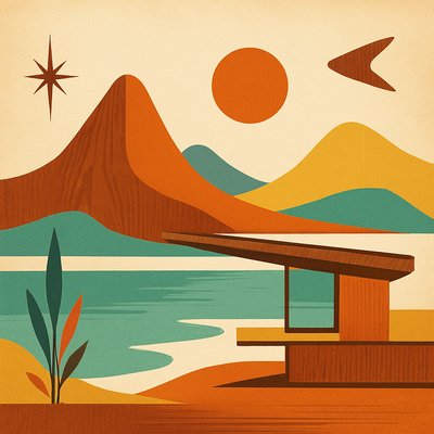 Mid-Century Modern Furniture Art 2