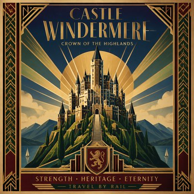 majestic castle on a hilltop