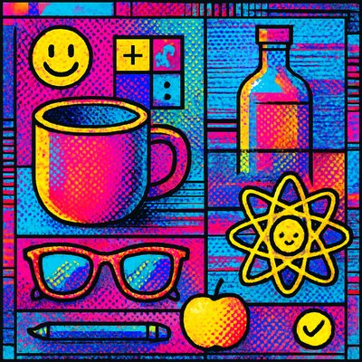 still life with everyday objects
