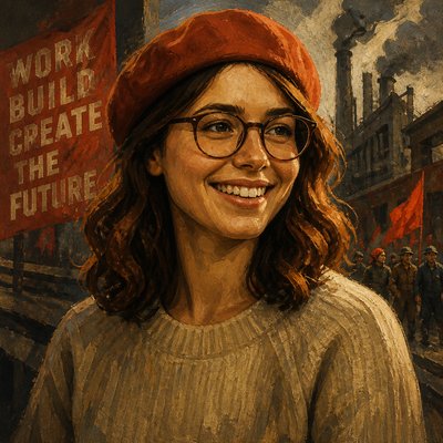 Social Realism Art Style Style Transfer Example