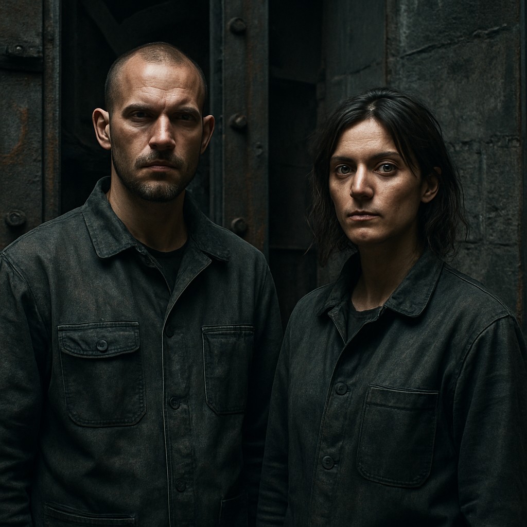 portrait of two people together