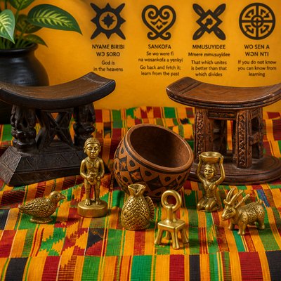 still life with everyday objects — Ghanaian Art Style