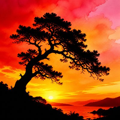 a tree in nature