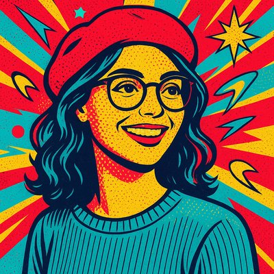 Retro Pop Art Style Style Transfer Example