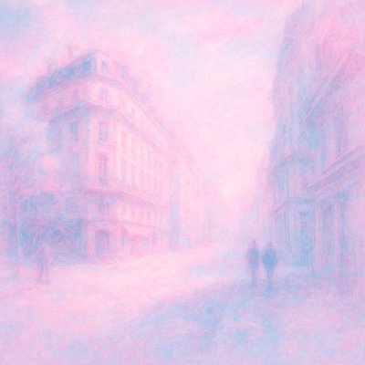 Cotton Candy Clouds Style Transfer Example