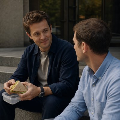 Once I forgot to bring my lunch to work. A close friend of mine said something that has since stuck with me. He said: “As long as I’ve got a sandwich, you’ve got half.”