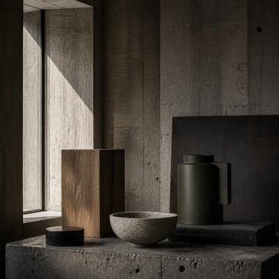 still life with everyday objects