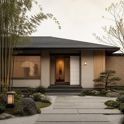 house with front view