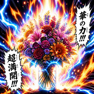 bouquet of flowers in a glass vase