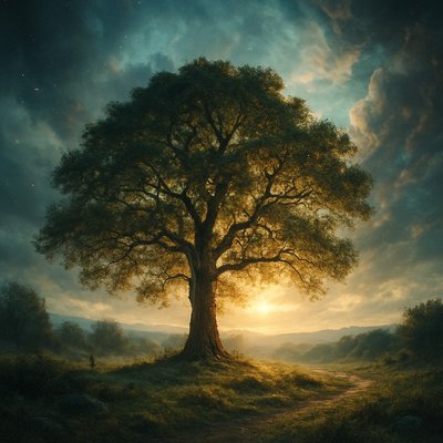 a tree in nature