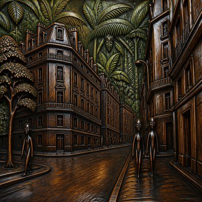 Equatorial Guinea Art Style Style Transfer Example