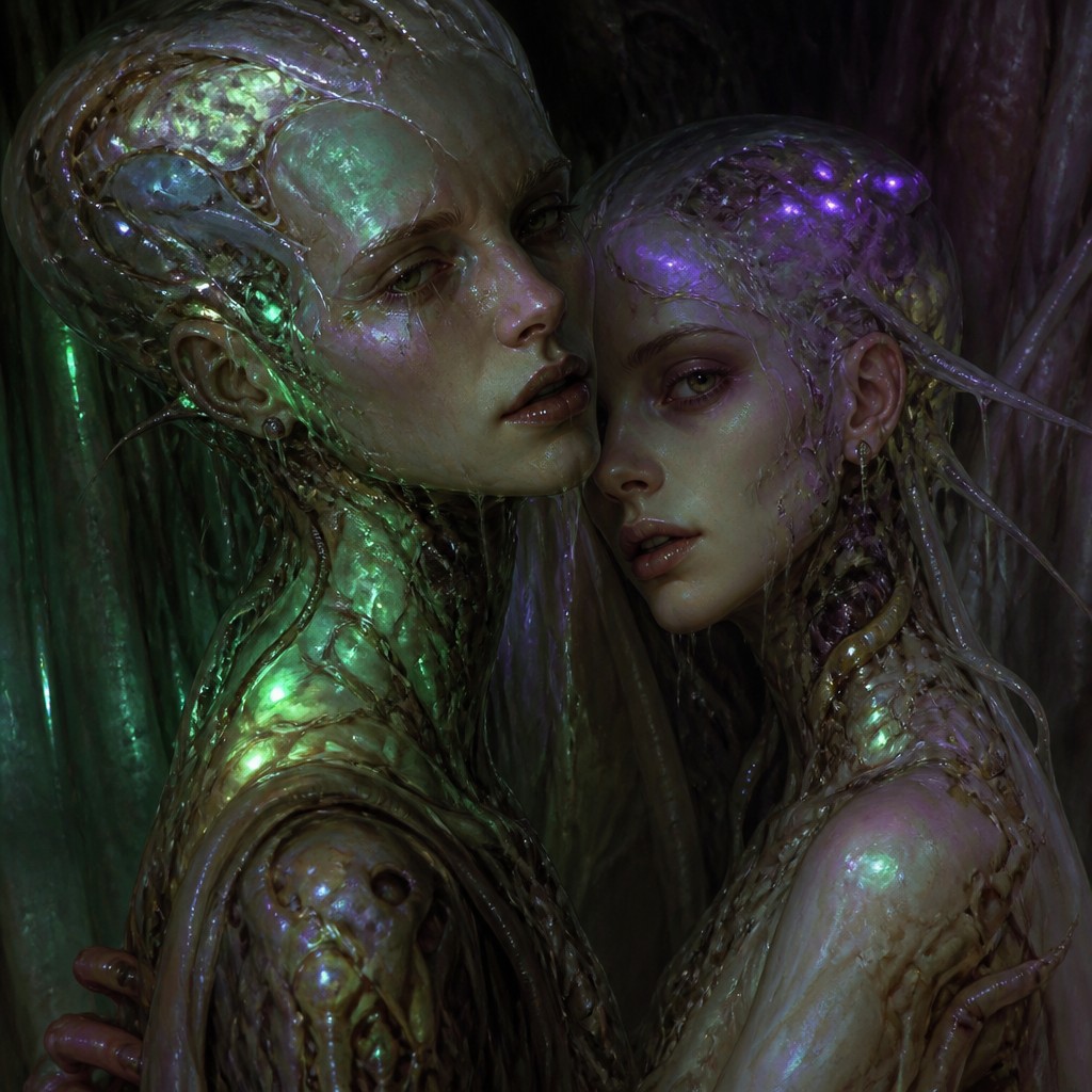 portrait of two people together